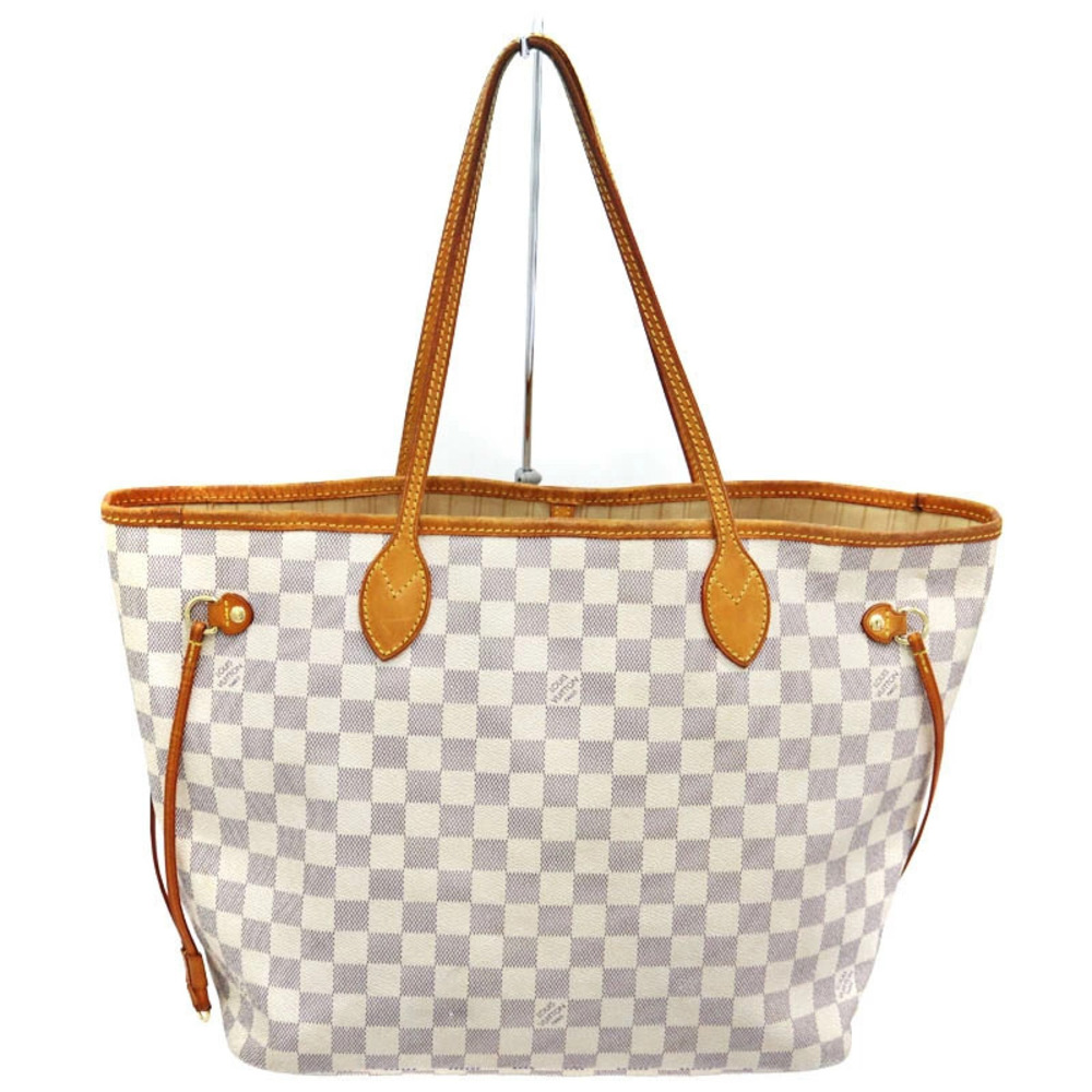 Louis Vuitton Neverfull Damier Azur White - Picture 2 of 6